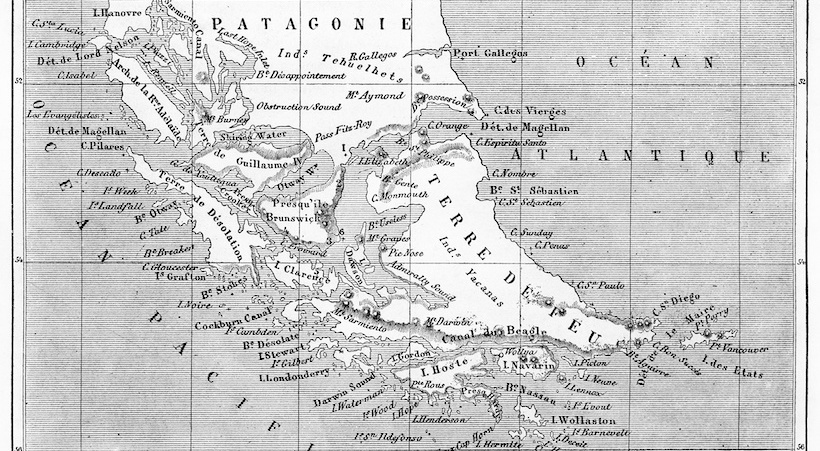 Carte Détroit de Magellan