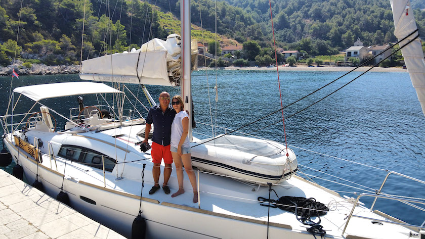 couple sur un voilier