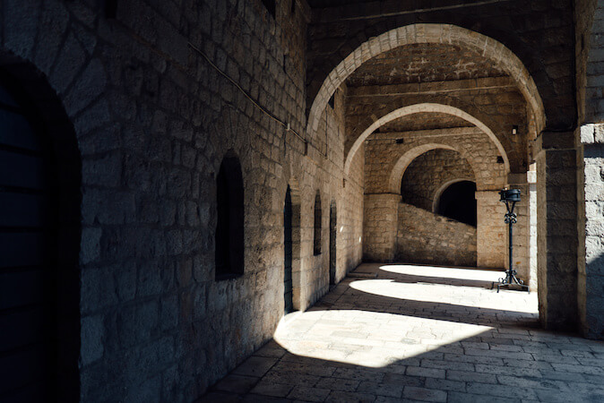 Intérieur du Fort Lovrijenac