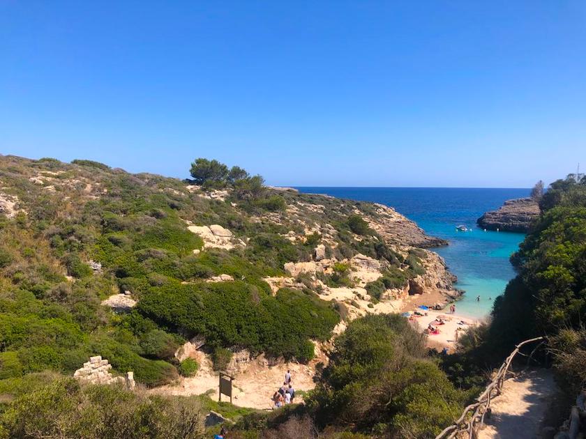 Cala Binidali en Menorca
