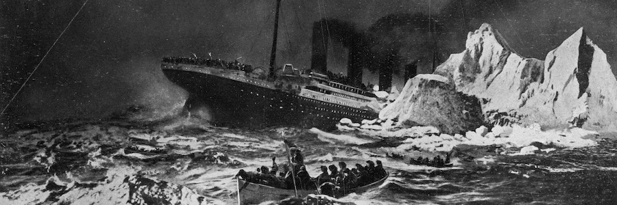 dessin du naufrage du titanic