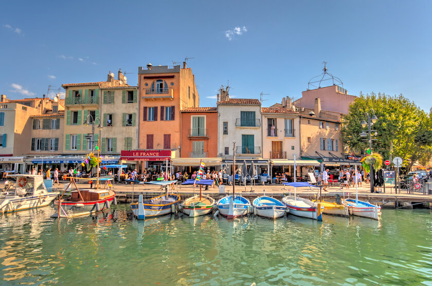 The small fishing port of Cassis