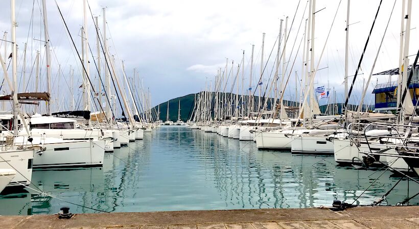 marina of lefkas