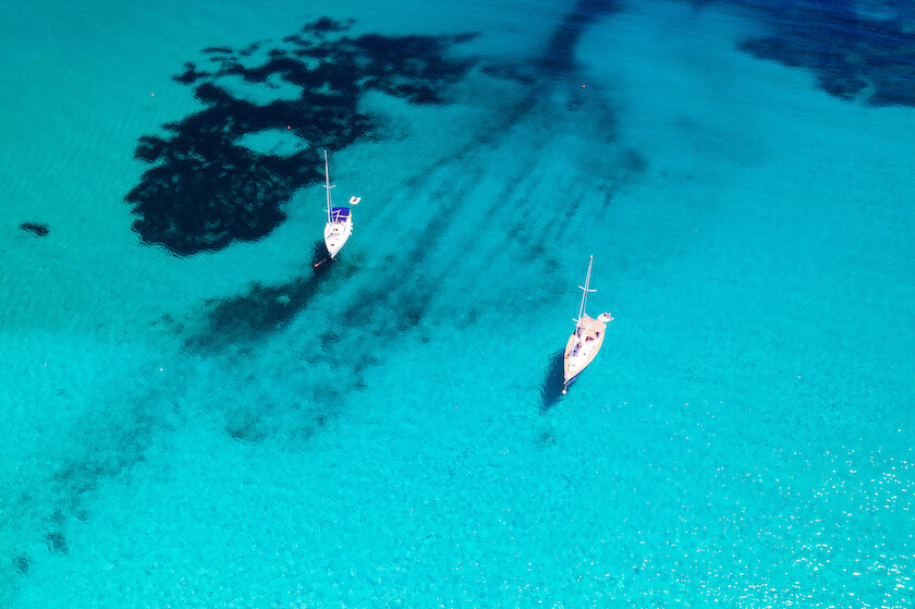 the Blue Lagoon in Croatia