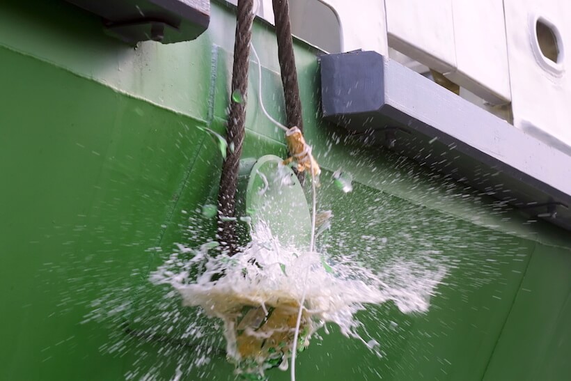 Baptême bouteille bateau