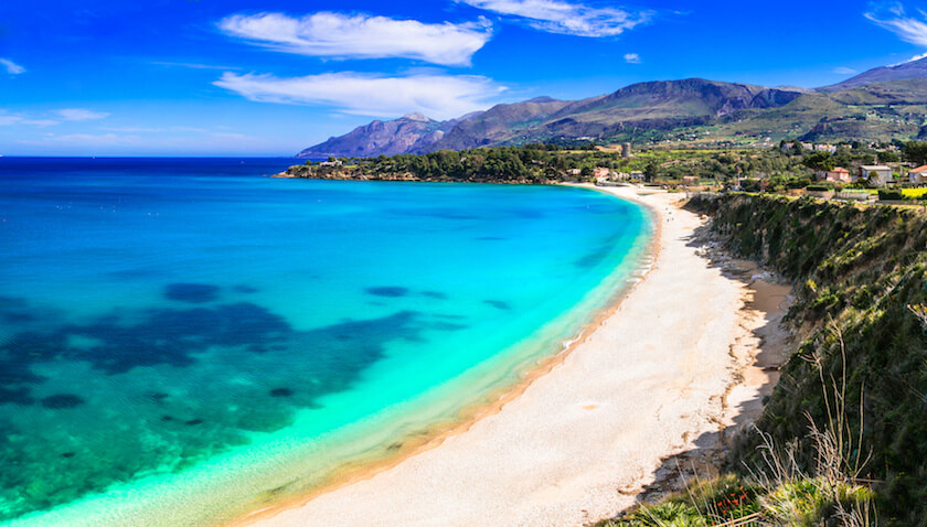 plage de Scopello au nord ouest de la Sicile