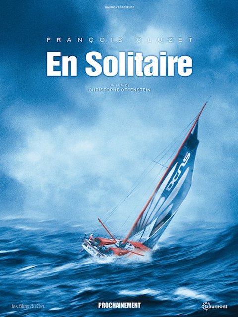 Affiche du film En solitaire avec un voilier en mer pendant le Vendée globe