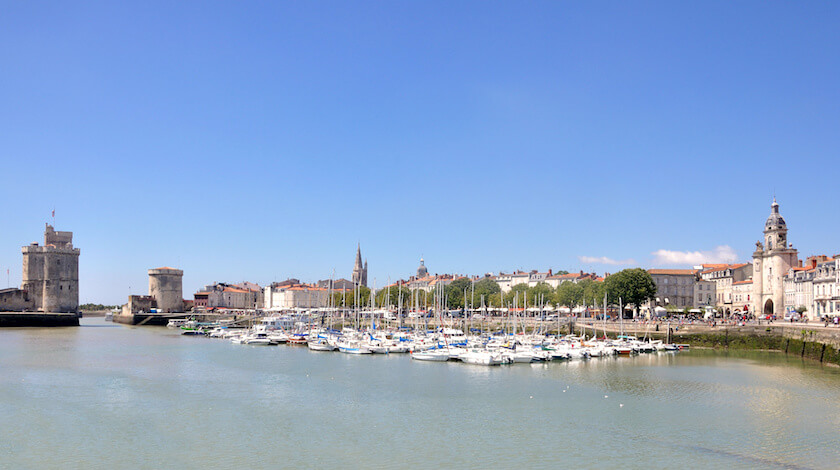 Vue sur le Vieux port de La Rochelle 