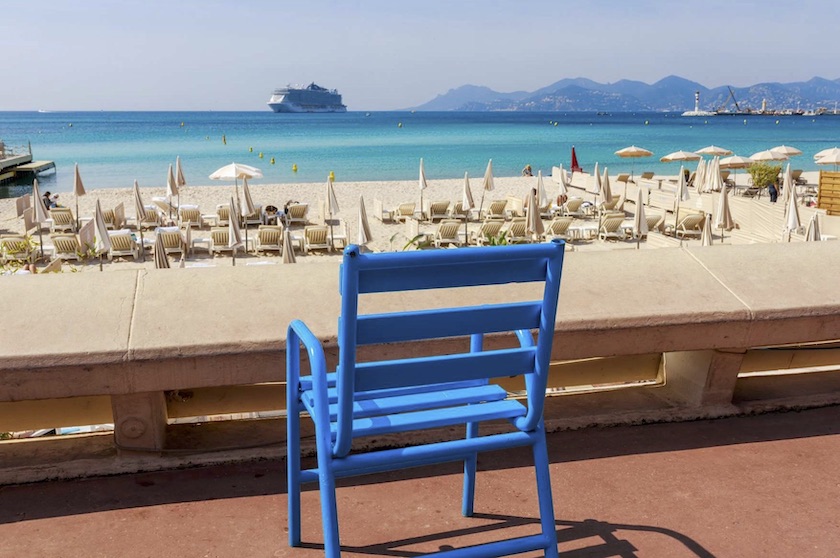 plage de la baie de Cannes