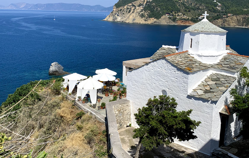 Une église sur l'île de Skopelos