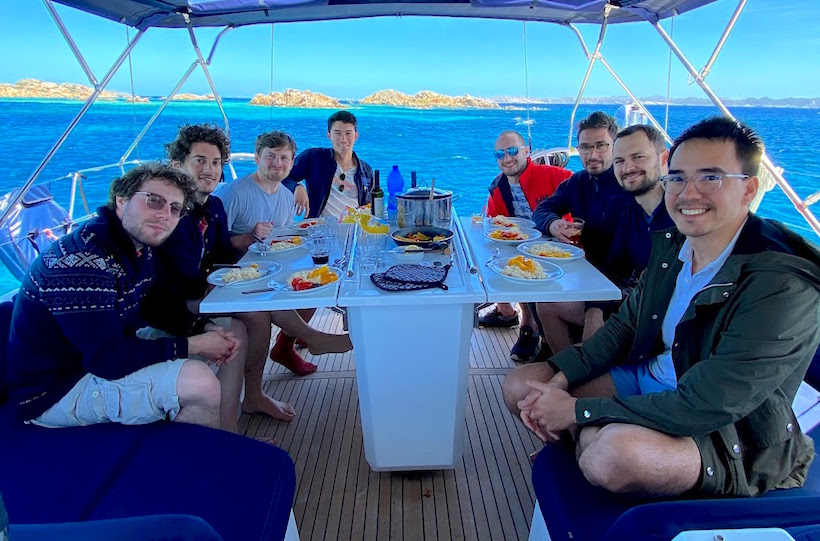 pausa pranzo arcipelago Maddalena