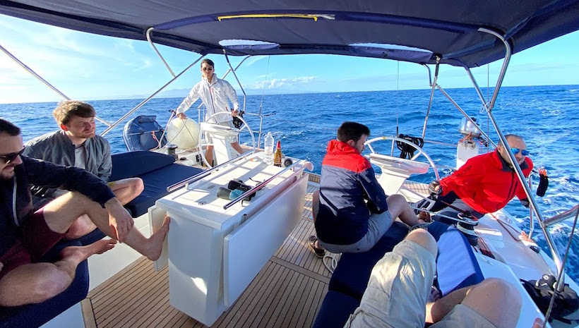 equipaggio in navigazione