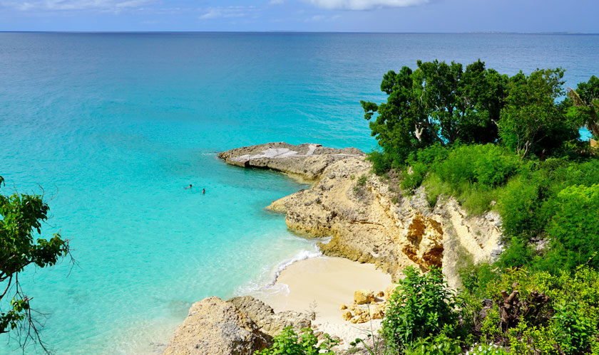 La plage de Meads Bay à Anguilla