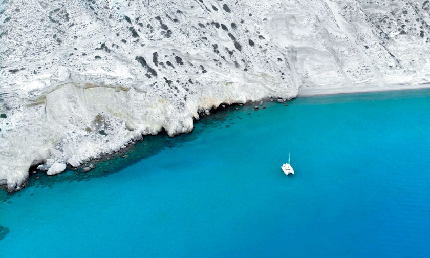 Kalamos Beach, isla de Milos, Grecia